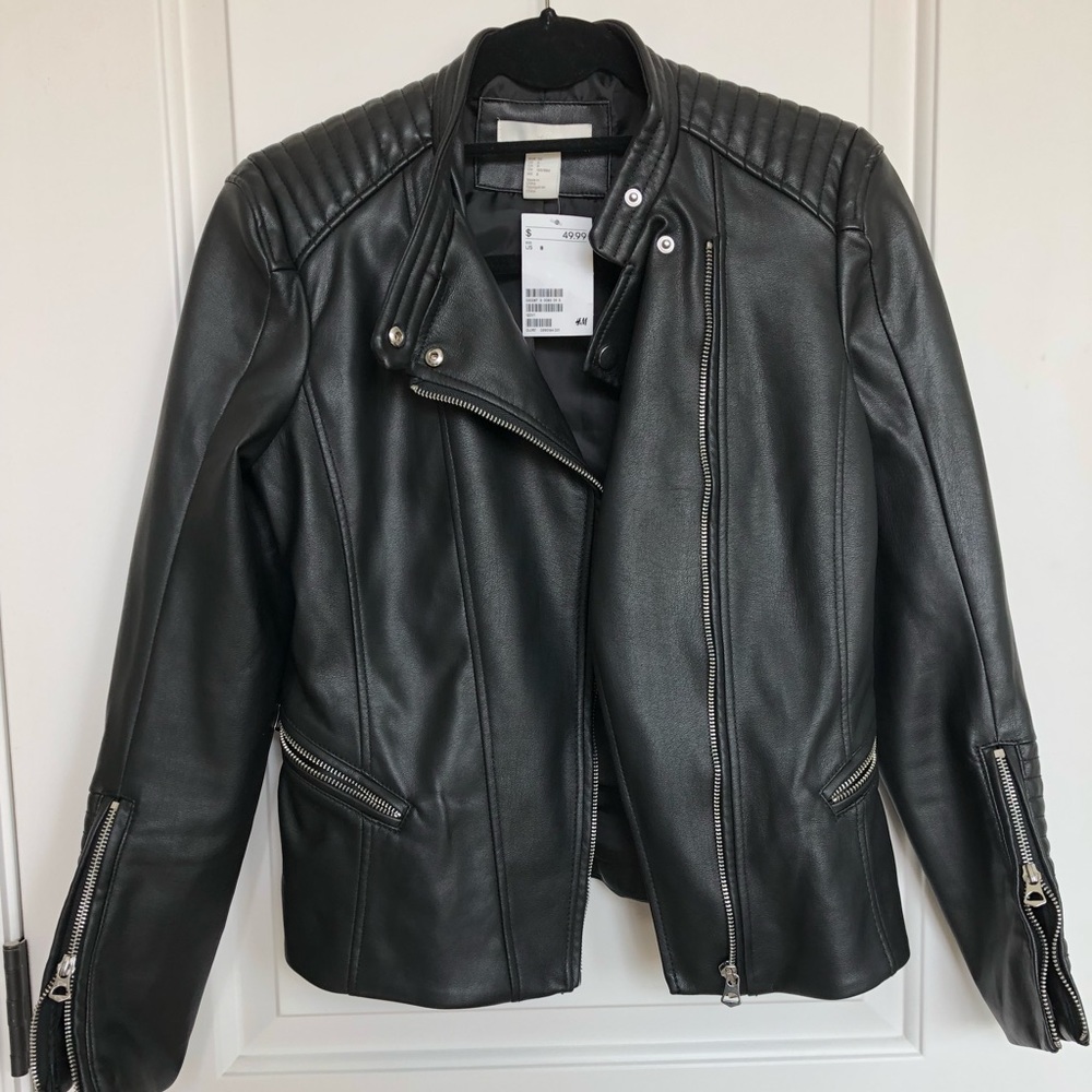 H&M Faux Leather Jacket